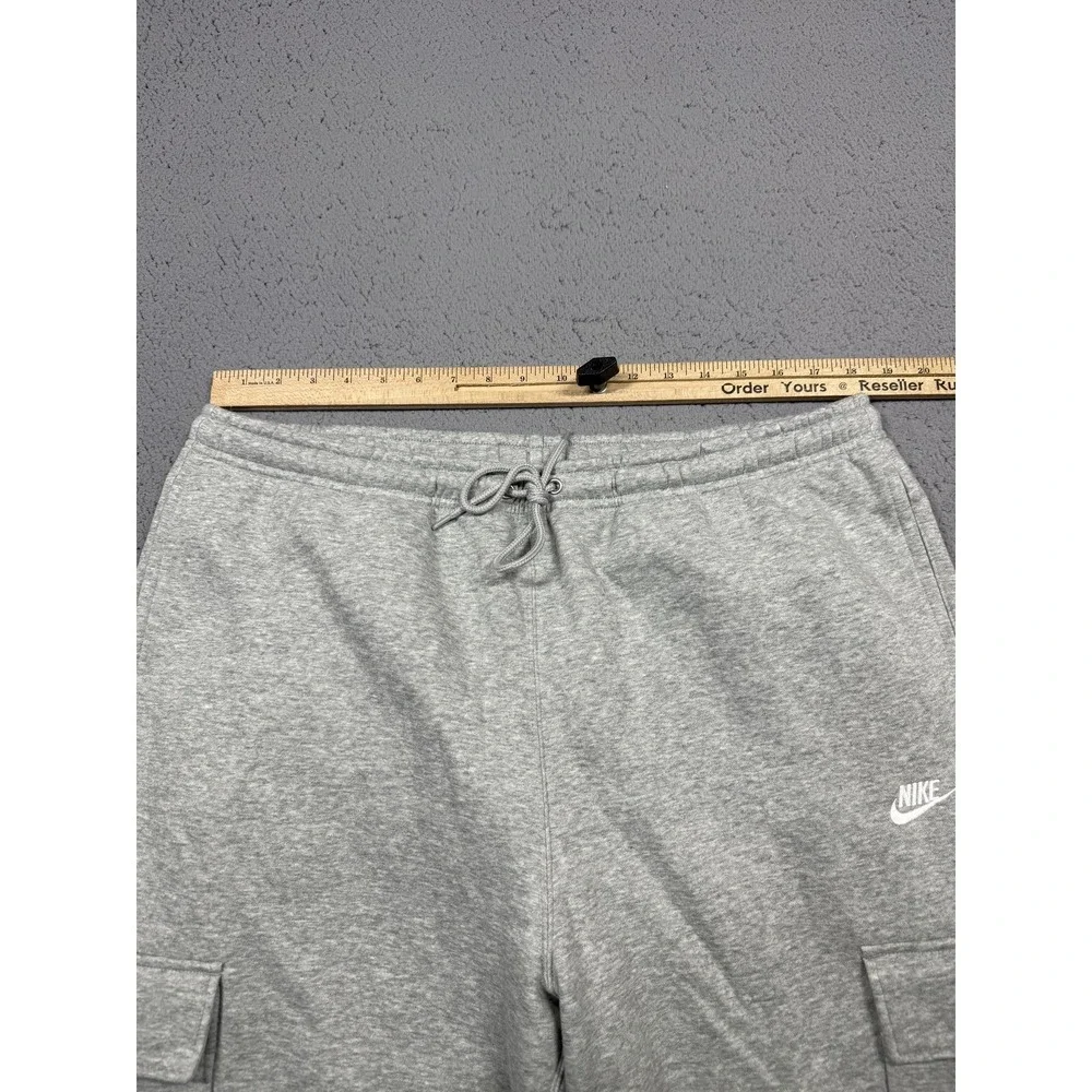 Nike‎ Sweatpants Mens XL Gray Fleece Cargo Joggers Pants Athletic FN3805-063